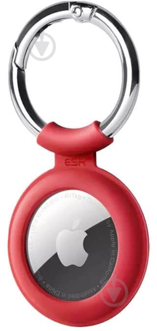 Чехол-брелок ESR Cloud Silicone Keychain Case для AirTag Red - фото 2 Чехол-брелок ESR Cloud Silicone Keychain Case для AirTag Red - фото 2