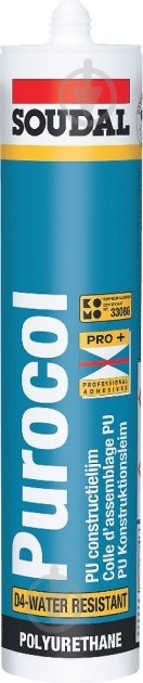 Клей монтажный SOUDAL Purocol 310 мл - фото 1 Клей монтажный SOUDAL Purocol 310 мл - фото 1