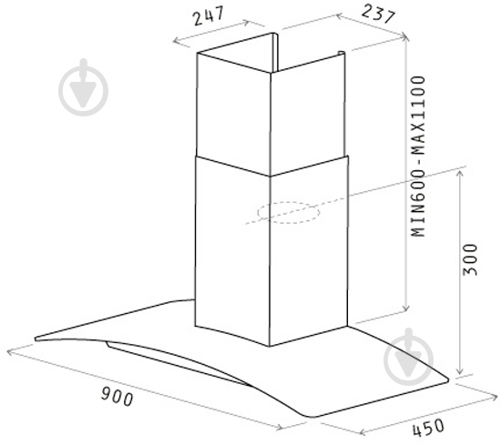 Вытяжка Elica CIRCUS PLUS IX/A/90 - фото 2