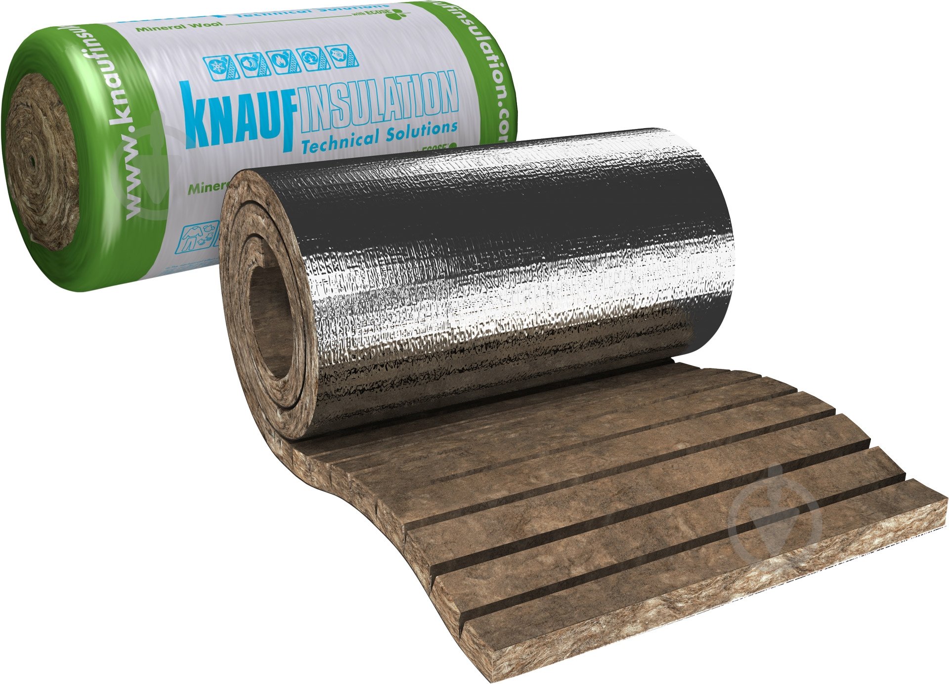 Базальтовая вата Knauf Insulation Thermo-teK LM ECO Alu M 50 мм 5 кв.м - фото 1