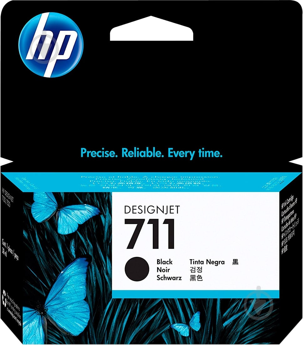 Картридж HP 711 CZ129A black - фото 1 Картридж HP 711 CZ129A black - фото 1