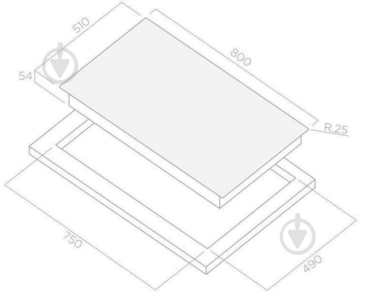 Варочная поверхность индукционная Elica Lien Diamond 805 BL - фото 4