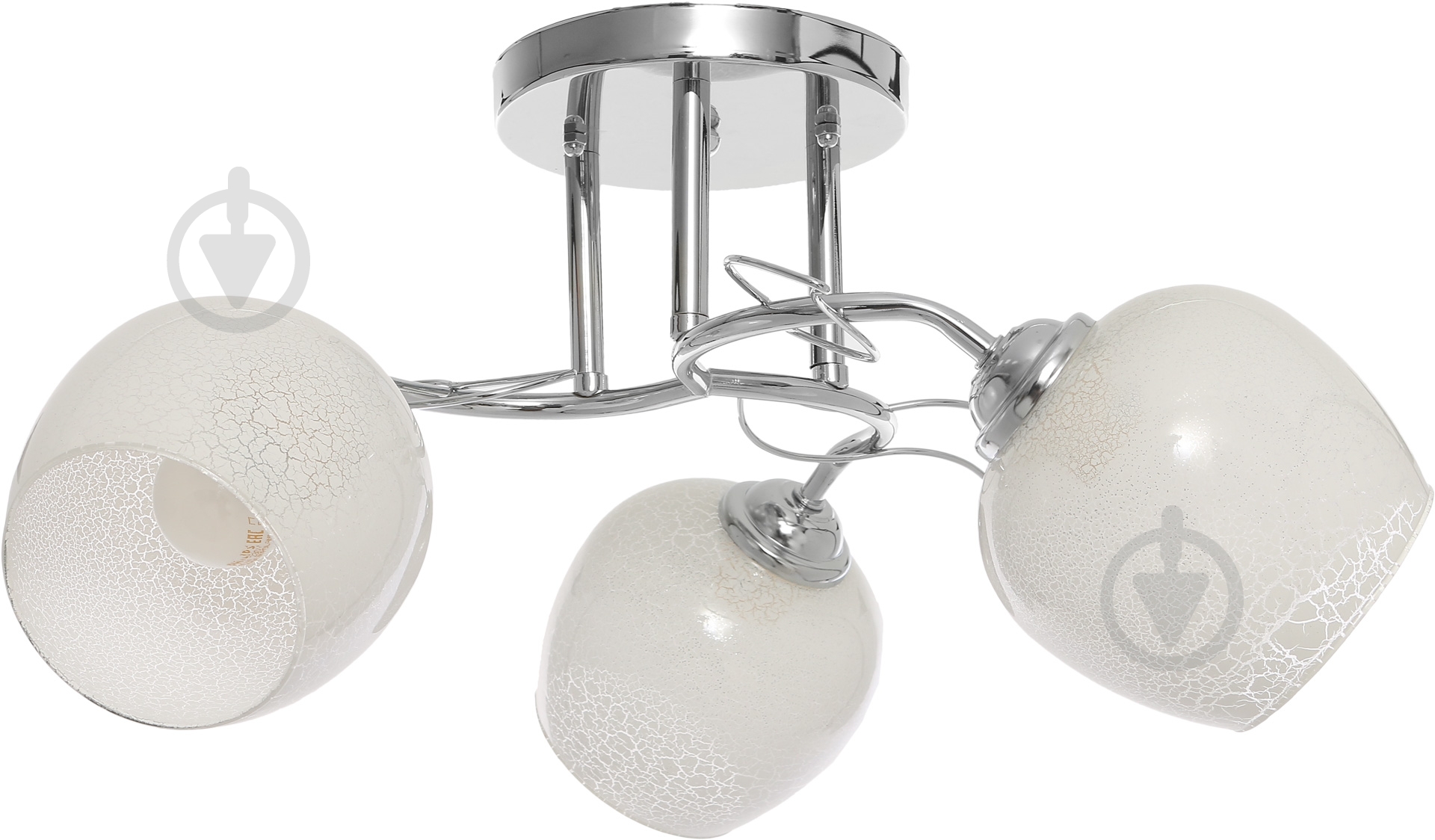 Люстра стельова Accento lighting Luna 3xE27 хром ALG-78835/3 - фото 1