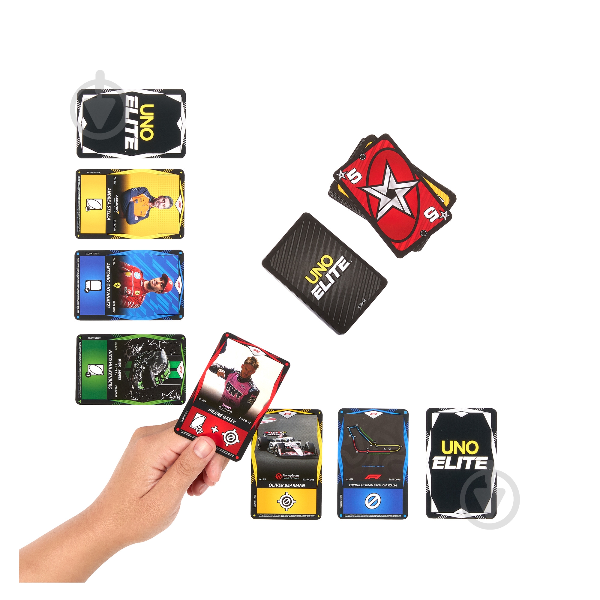 Игра карточная Uno Elite "F1" JLV42 - фото 4