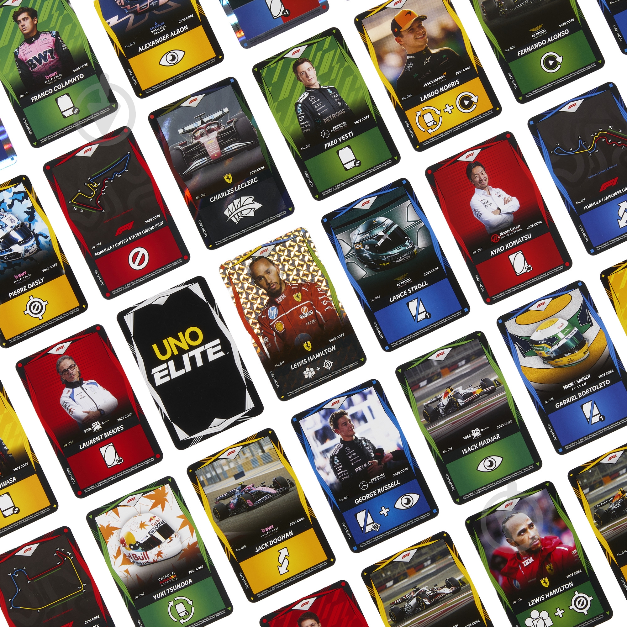 Игра карточная Uno Elite "F1" JLV42 - фото 5