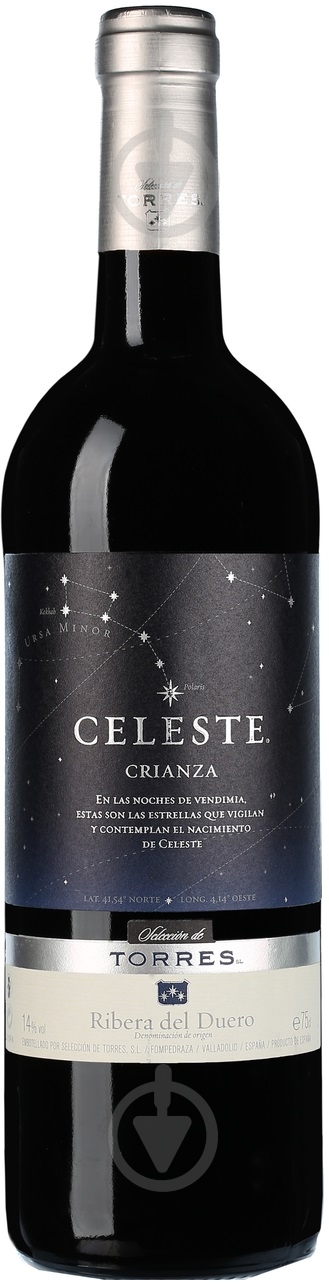 Вино Torres сухое красное Селесте Крианца 0,75 л - фото 1