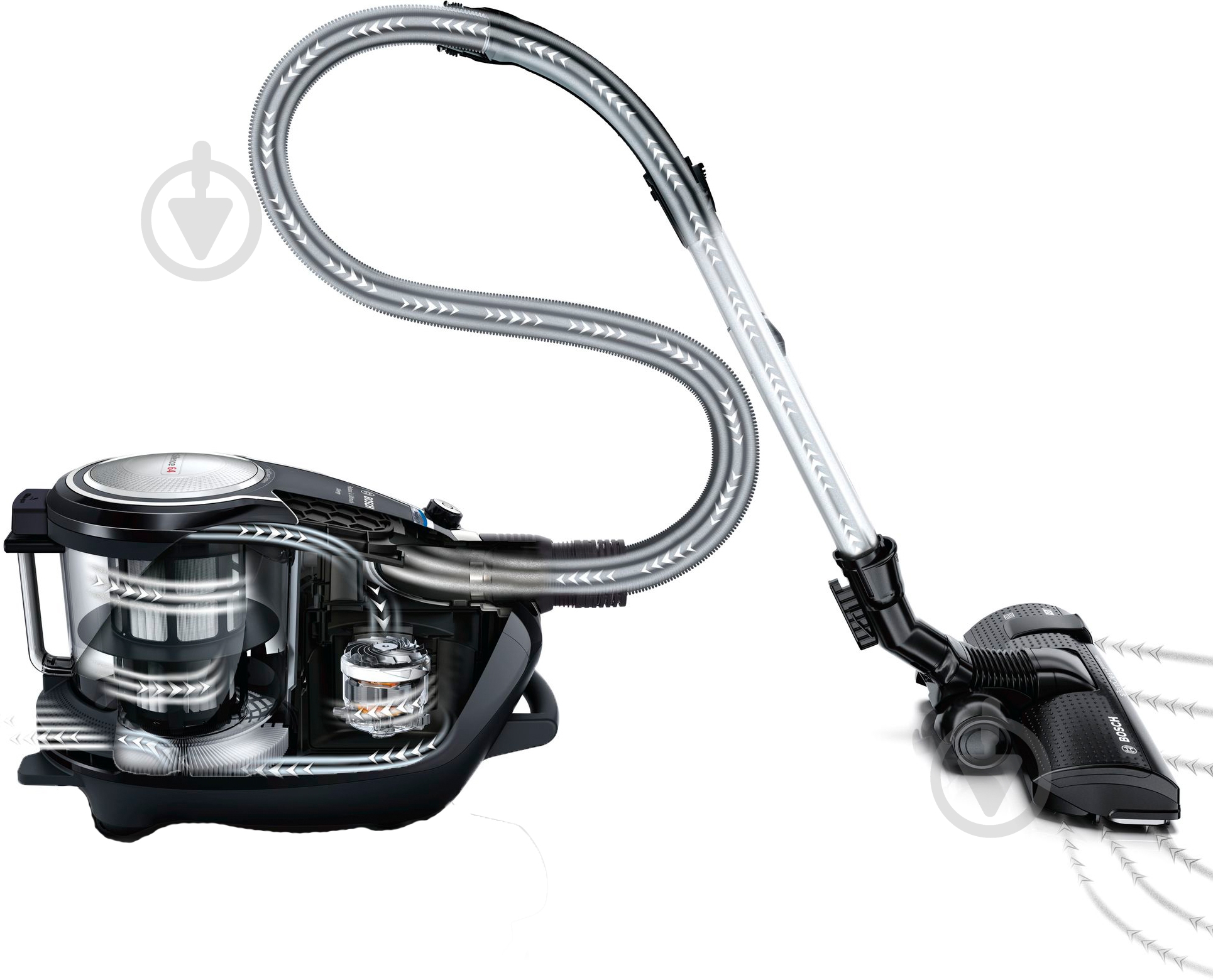 Пылесос Bosch Relaxx'x Ultimate BGS7PERF grey - фото 7 Пылесос Bosch Relaxx'x Ultimate BGS7PERF grey - фото 7