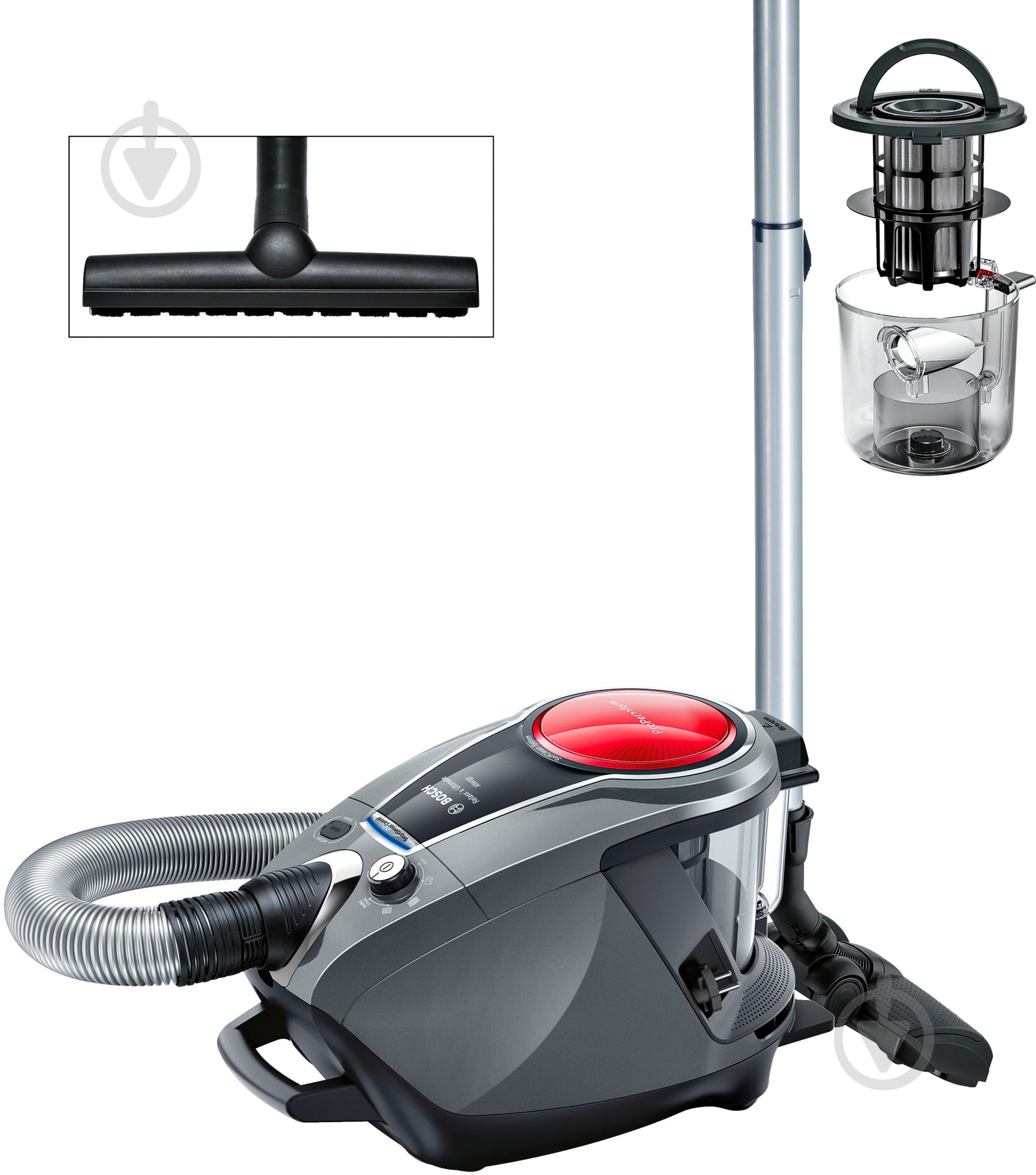 Пылесос Bosch Relaxx'x Ultimate BGS7PERF grey - фото 1 Пылесос Bosch Relaxx'x Ultimate BGS7PERF grey - фото 1