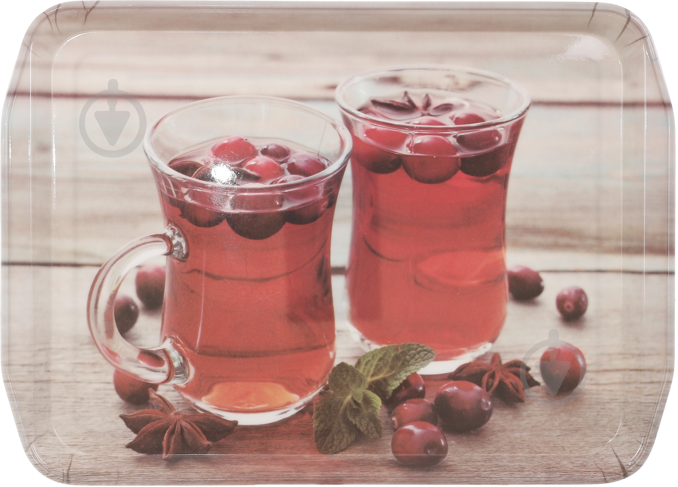Поднос Flamberg Cranberry 35,5х25,5х2,5 - фото 1