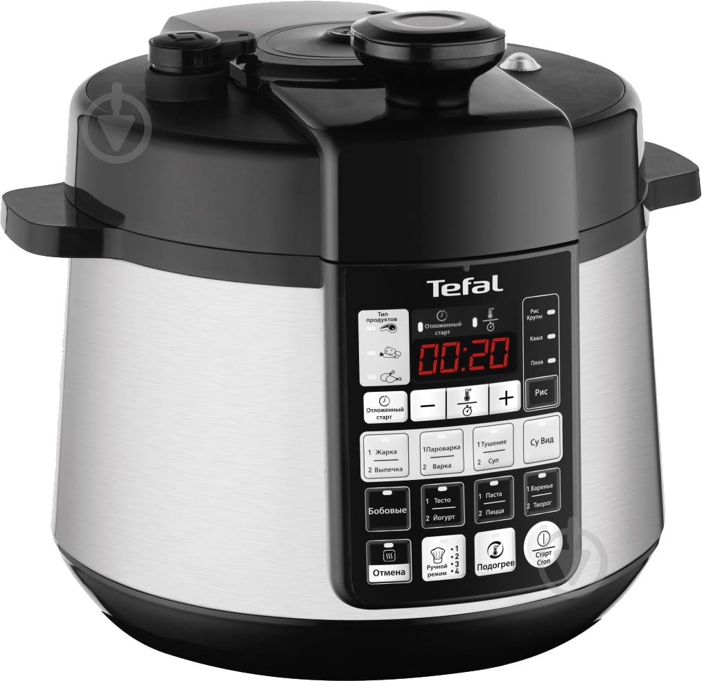 Мультиварка-скороварка Tefal CY621D32 - фото 4 Мультиварка-скороварка Tefal CY621D32 - фото 4
