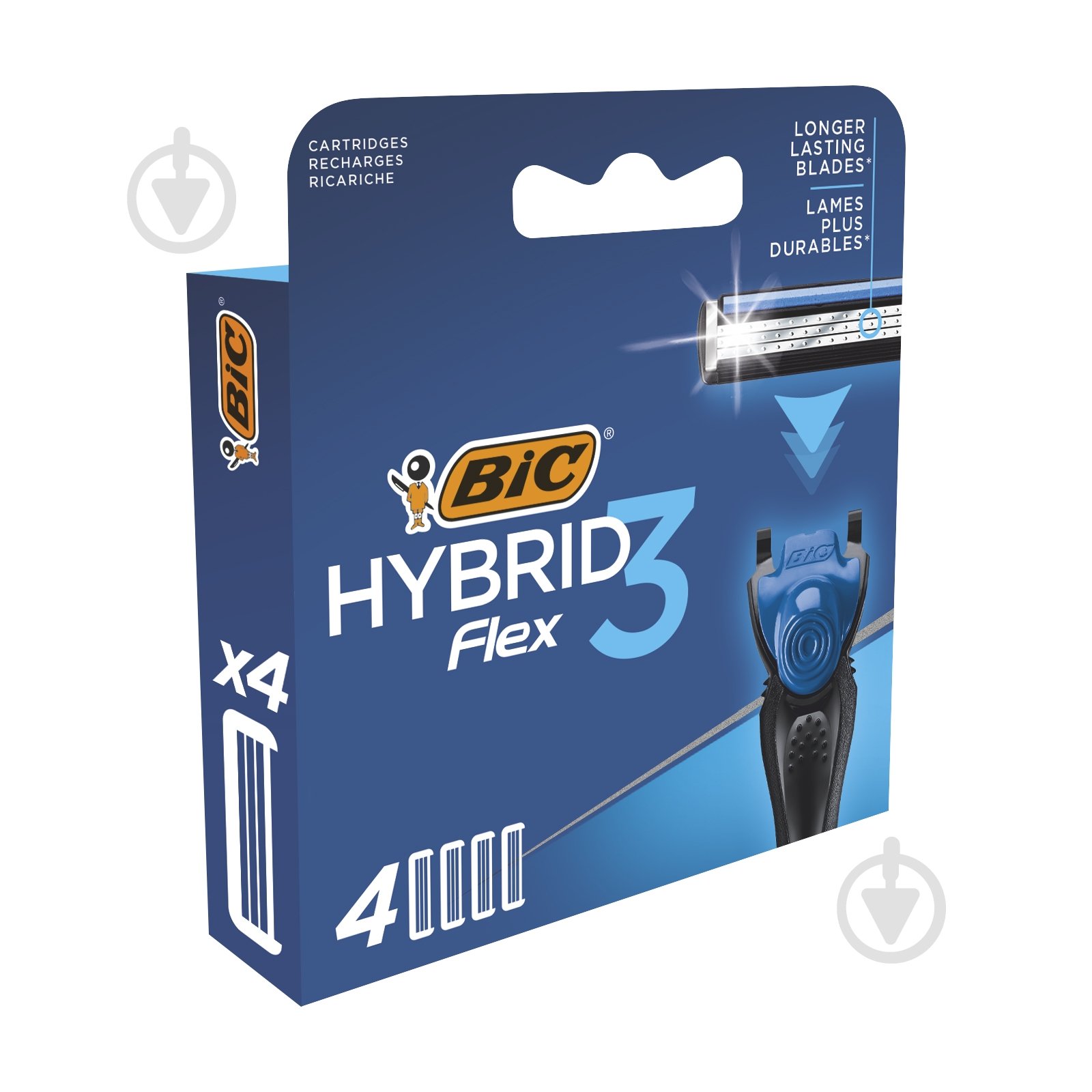 Змінний картридж BIC Flex Hybrid 3 4 шт. - фото 2