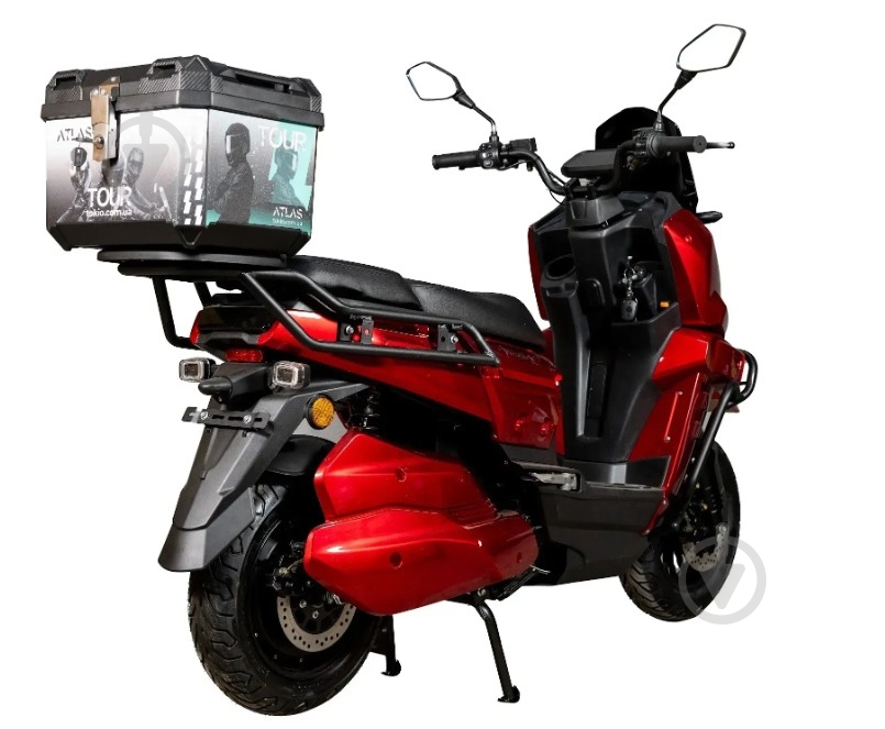 Электроскутер ATLAS Tour Box 2000W Red - фото 4