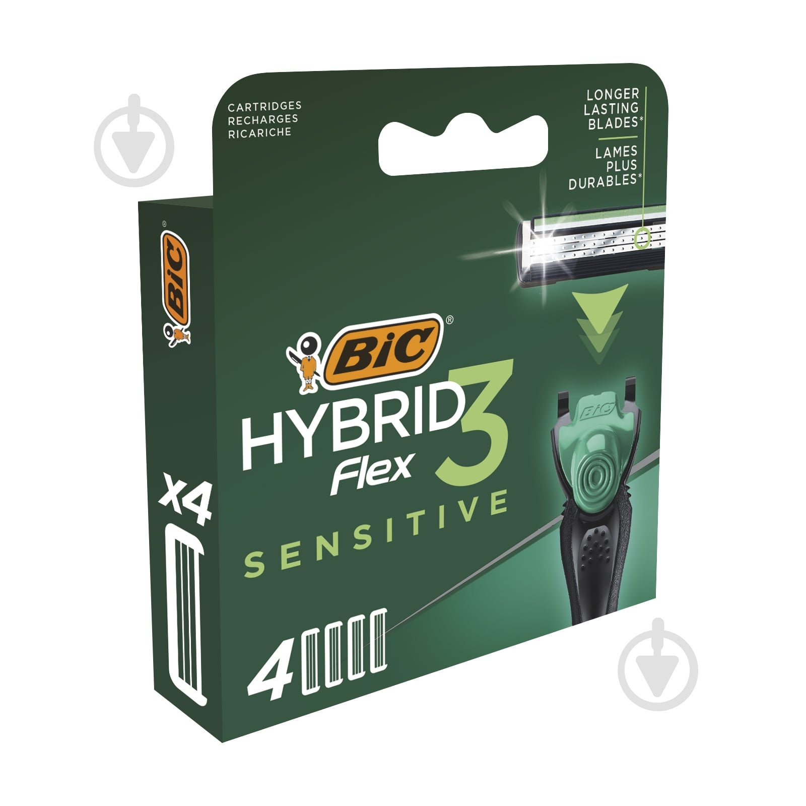 Сменный картридж BIC Flex Hybrid 3 Sensitive 4 шт. - фото 2