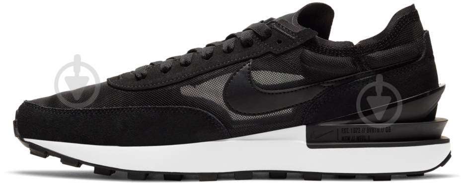 Кросівки чоловічі демісезонні Nike Waffle One DA7995-001 р.40,5 чорні - фото 4 Кросівки чоловічі демісезонні Nike Waffle One DA7995-001 р.40,5 чорні - фото 4