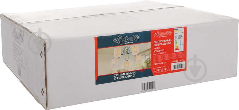 Люстра стельова Accento lighting Virgo 5xE27 хром ALG-73085/5 - фото 3 Люстра стельова Accento lighting Virgo 5xE27 хром ALG-73085/5 - фото 3