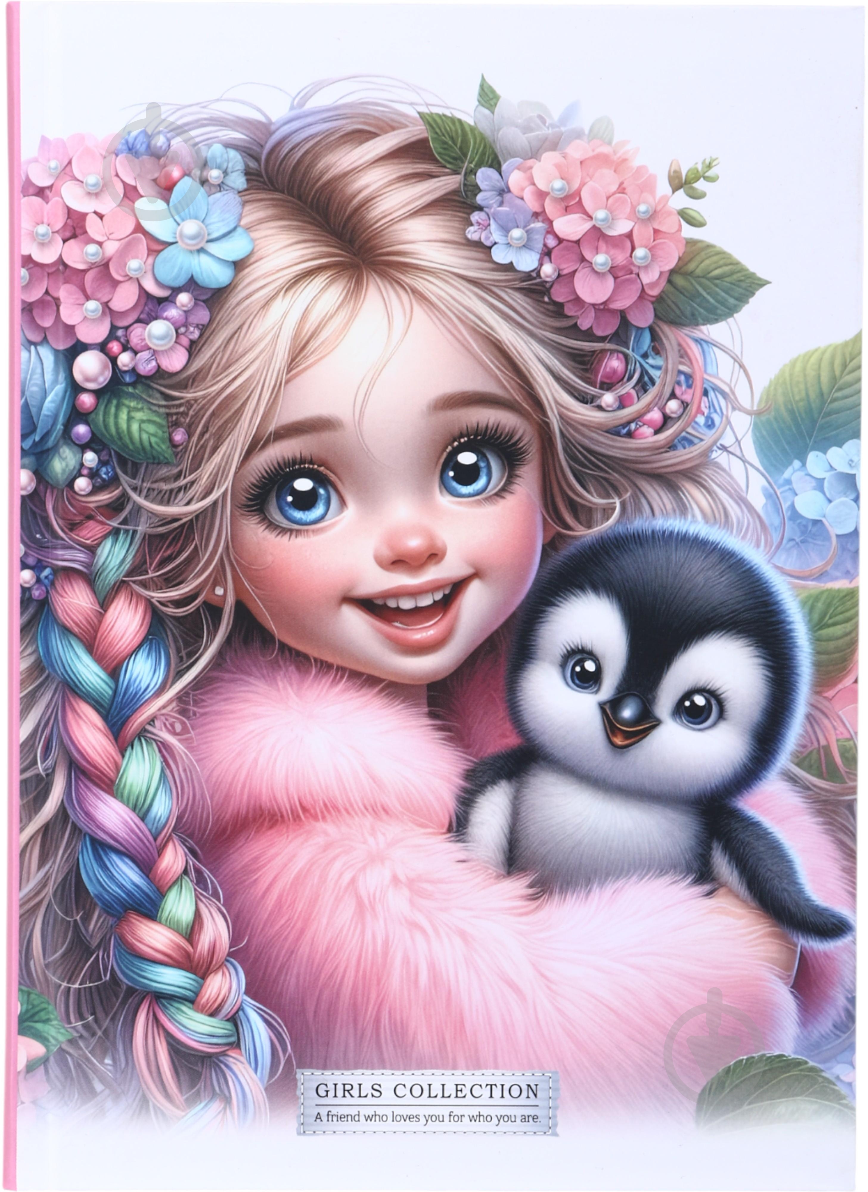 Блокнот Bourgeois Девочка и пушистик (БК341) - фото 1