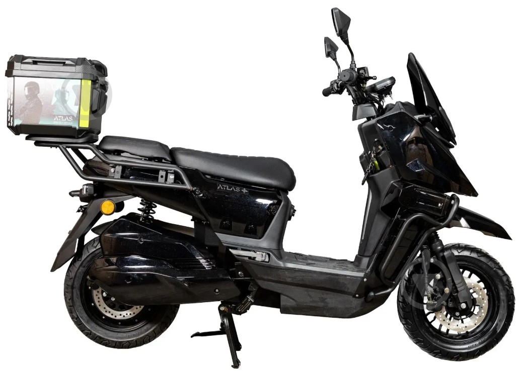 Электроскутер ATLAS Tour Box 2500W Black - фото 2