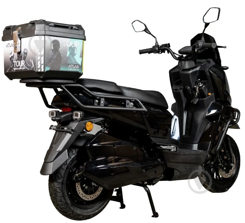 Электроскутер ATLAS Tour Box 2500W Black - фото 3