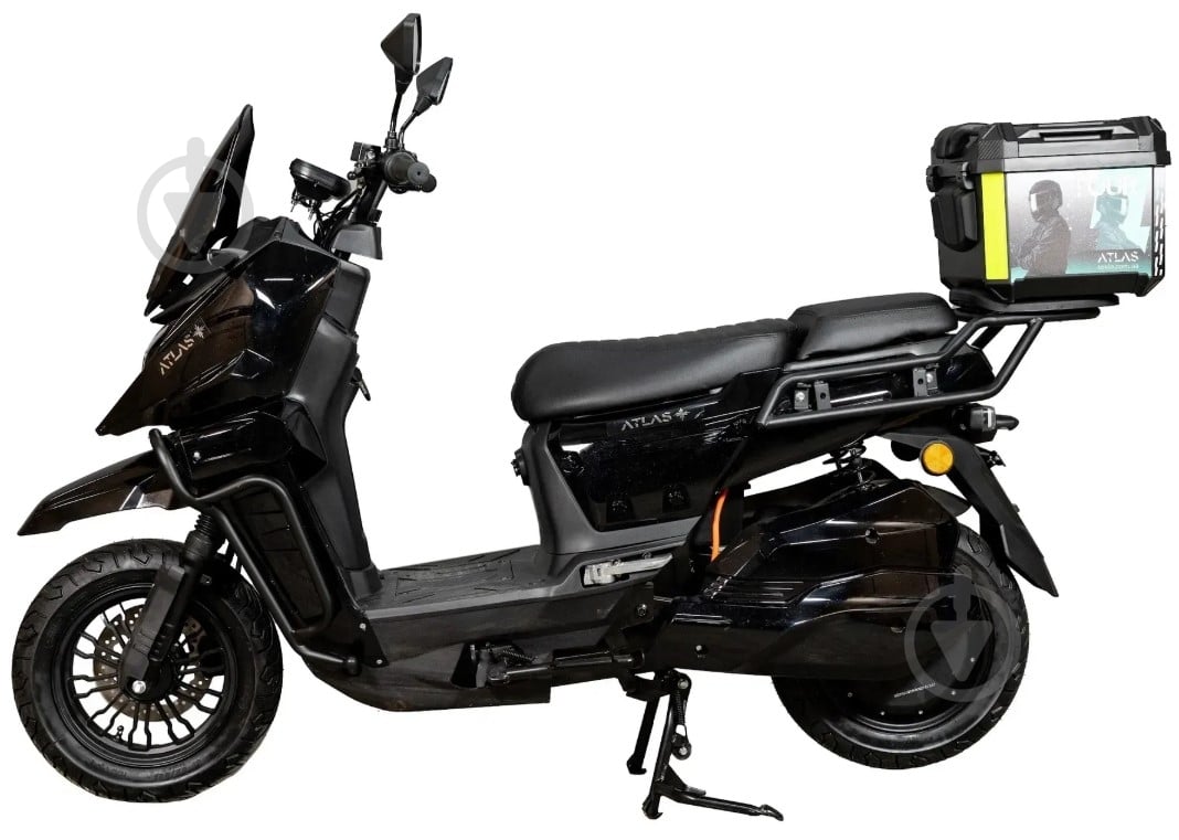 Электроскутер ATLAS Tour Box 2000W Black - фото 2