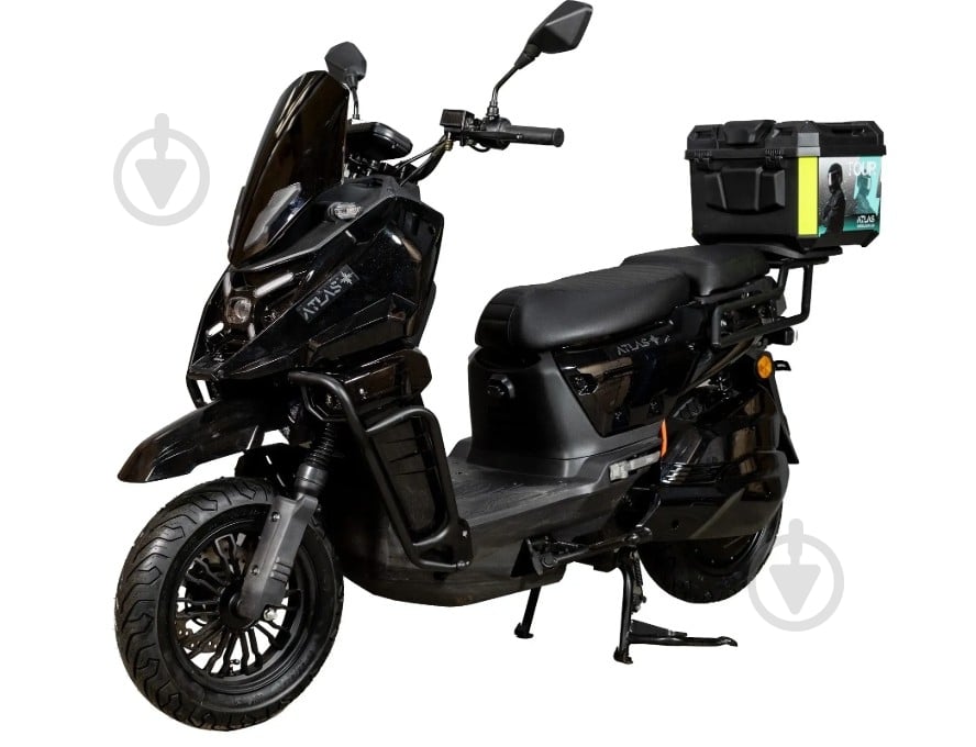 Электроскутер ATLAS Tour Box 2000W Black - фото 1