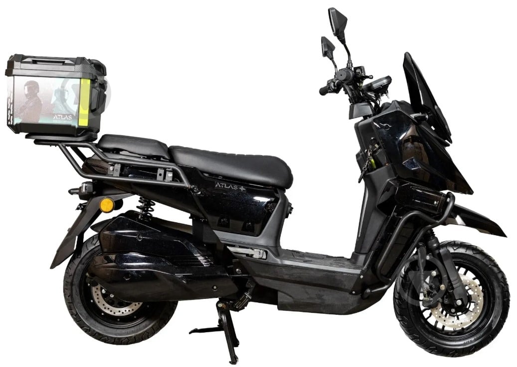 Электроскутер ATLAS Tour Box 2000W Black - фото 3