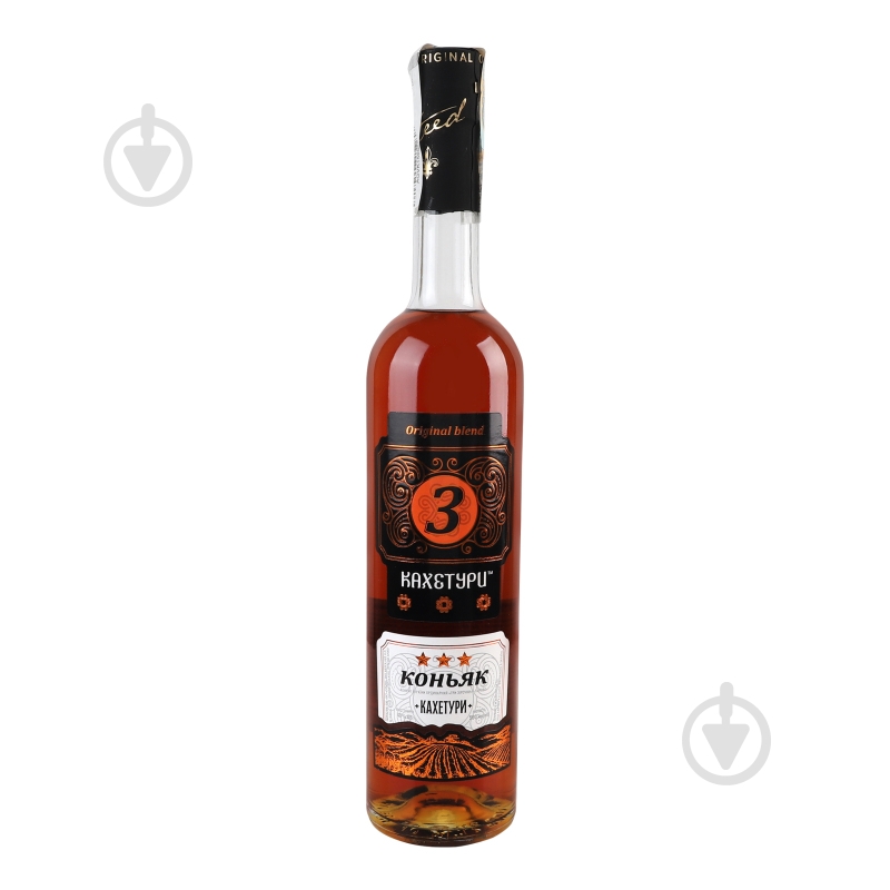 Коньяк Кахетури ординарный 3 звезды 0,5 л - фото 1 Коньяк Кахетури ординарный 3 звезды 0,5 л - фото 1