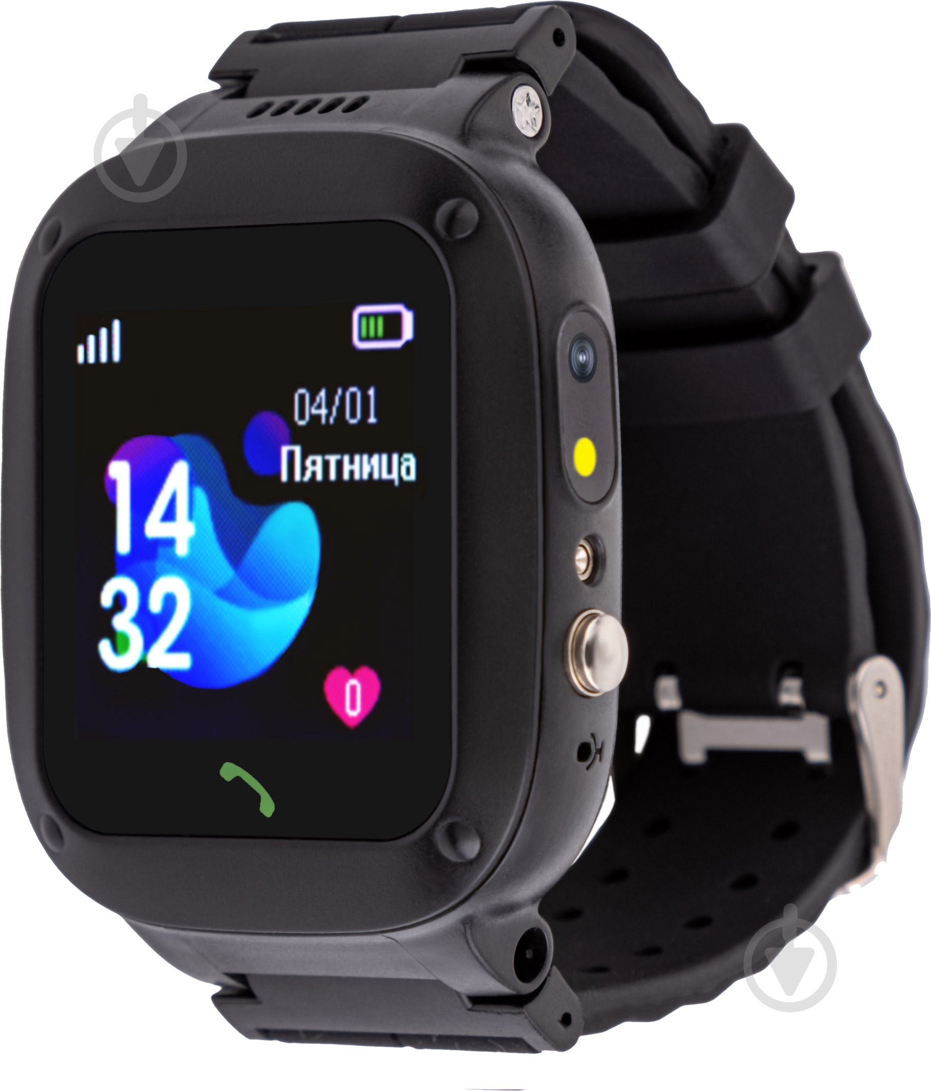 Смарт-часы AmiGo GO004 Splashproof Camera+LED black (882418) - фото 1 Смарт-часы AmiGo GO004 Splashproof Camera+LED black (882418) - фото 1