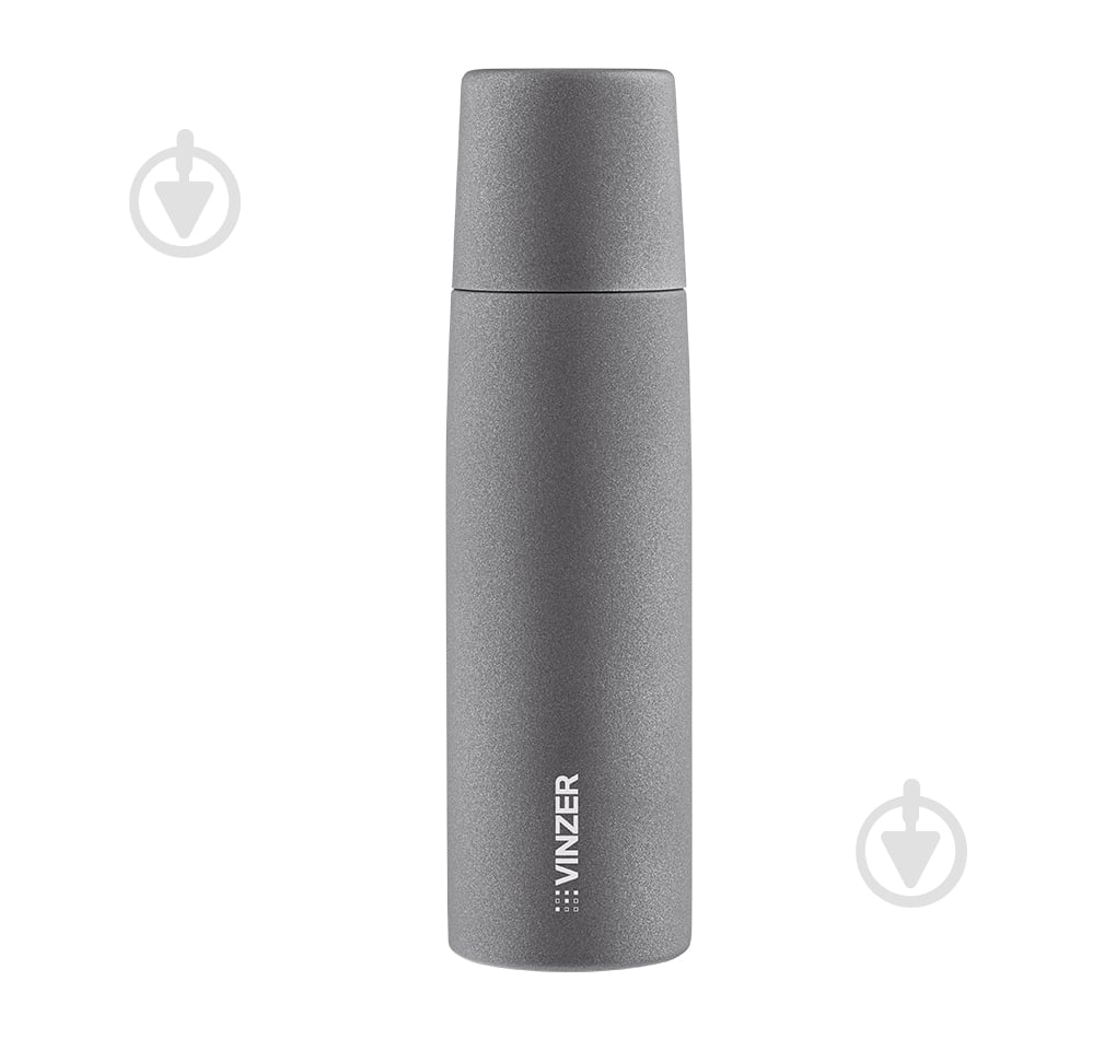 Термос Vinzer 0,5 л 50146 серый - фото 1
