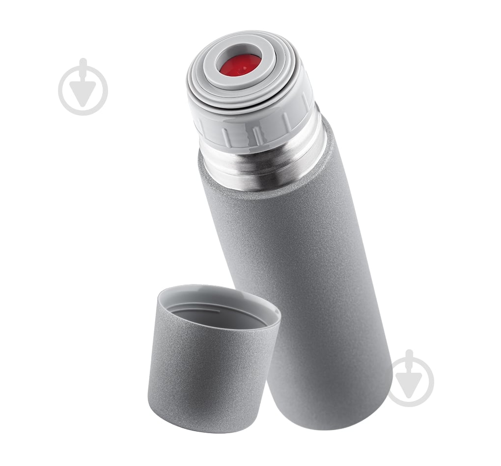 Термос Vinzer 0,5 л 50146 серый - фото 2