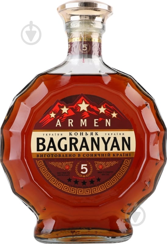 Бренди Armen Bagranyan ординарный 0,5 л - фото 1