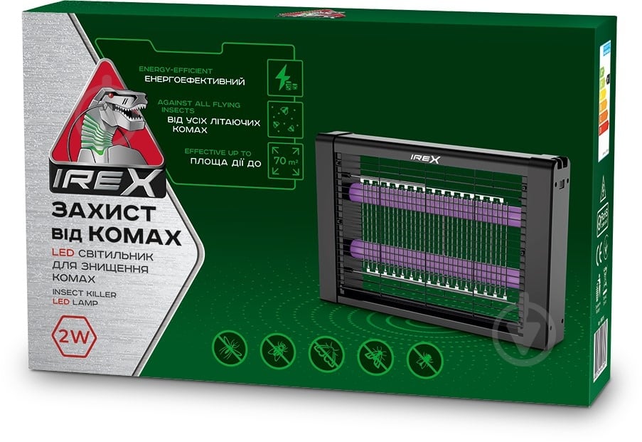 Світильник для знищення комах IREX LED 2 Вт - фото 1 Світильник для знищення комах IREX LED 2 Вт - фото 1