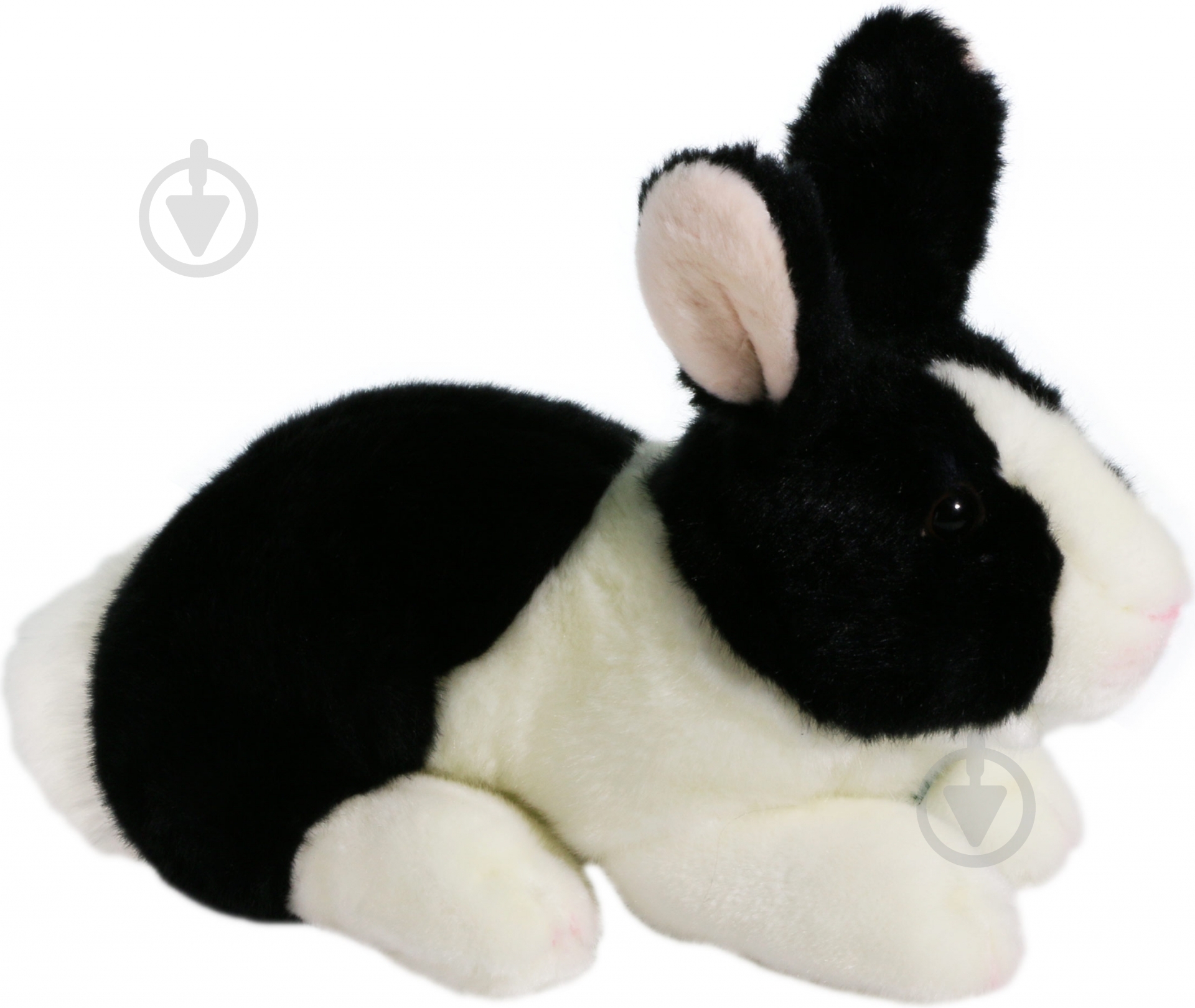 Мягкая игрушка Devik Кролик 25 см черный с белым JO-160BW - фото 2