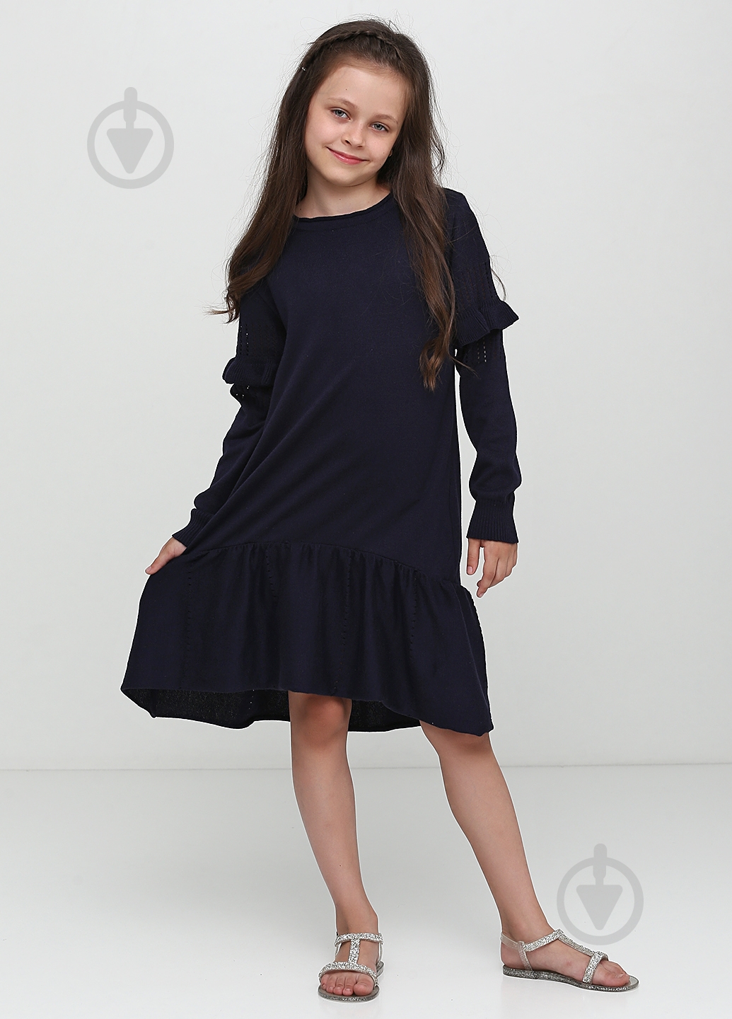 Платье Top Hat р.152 синий 19814 - фото 1 Платье Top Hat р.152 синий 19814 - фото 1