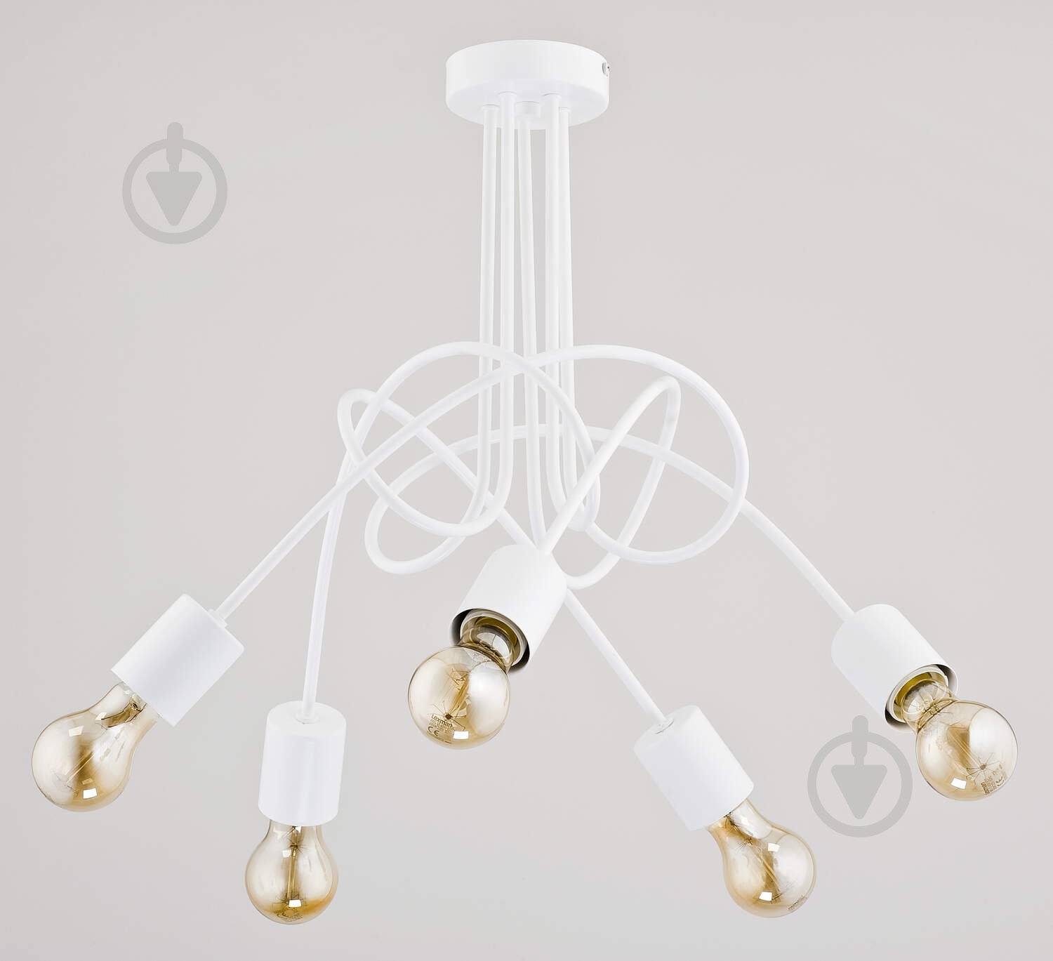 Люстра потолочная ALFA Tango 5xE27 белый 23615 - фото 1