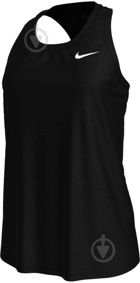 Майка Nike W NK DF LEG RACEBACK TANK DJ1757-010 р.M черный - фото 1