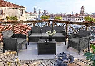 Комплект мебели Bica Venezia 3 серый - фото 4