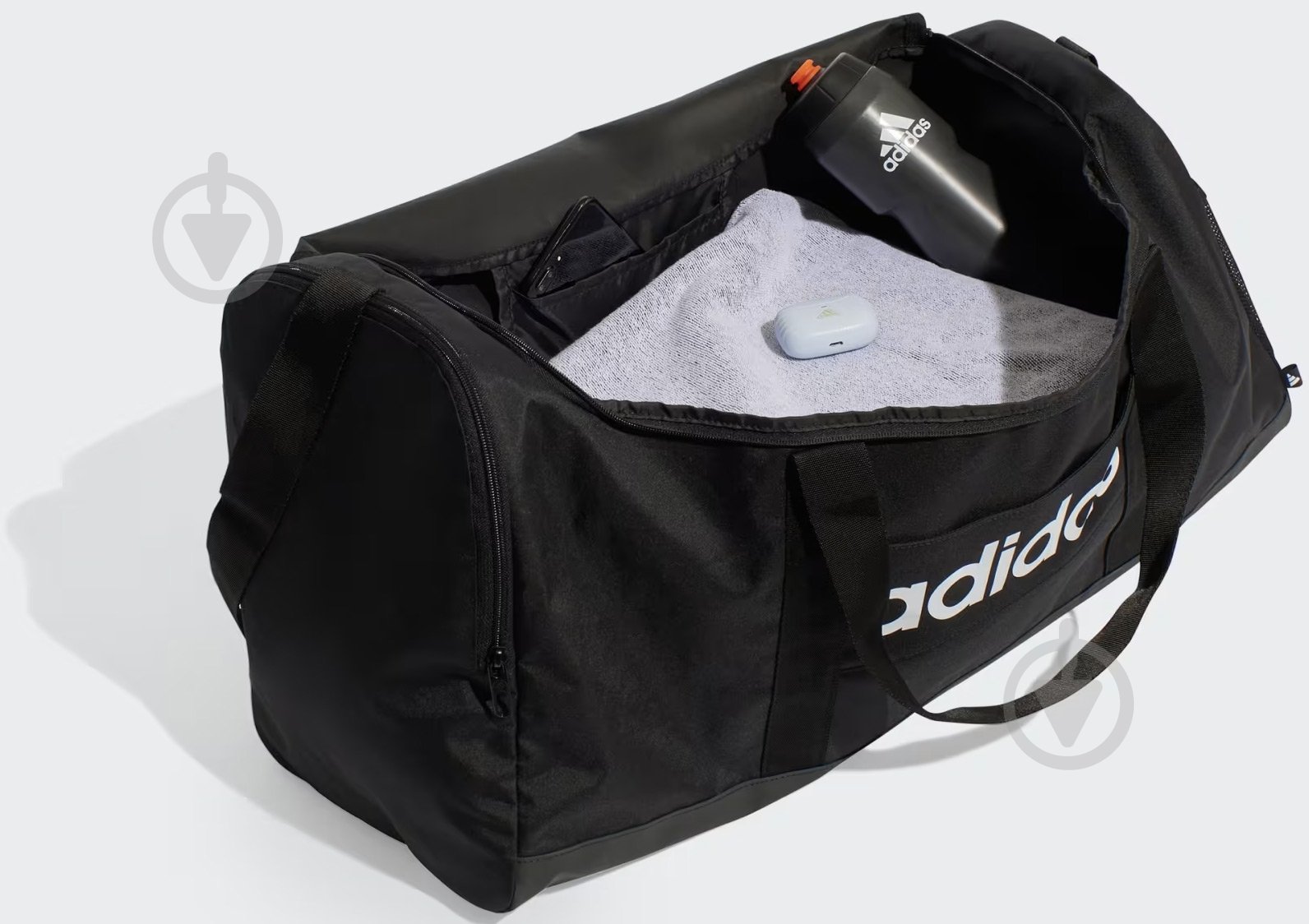 Сумка Adidas LINEAR DUFFEL L черный JE8344 - фото 4