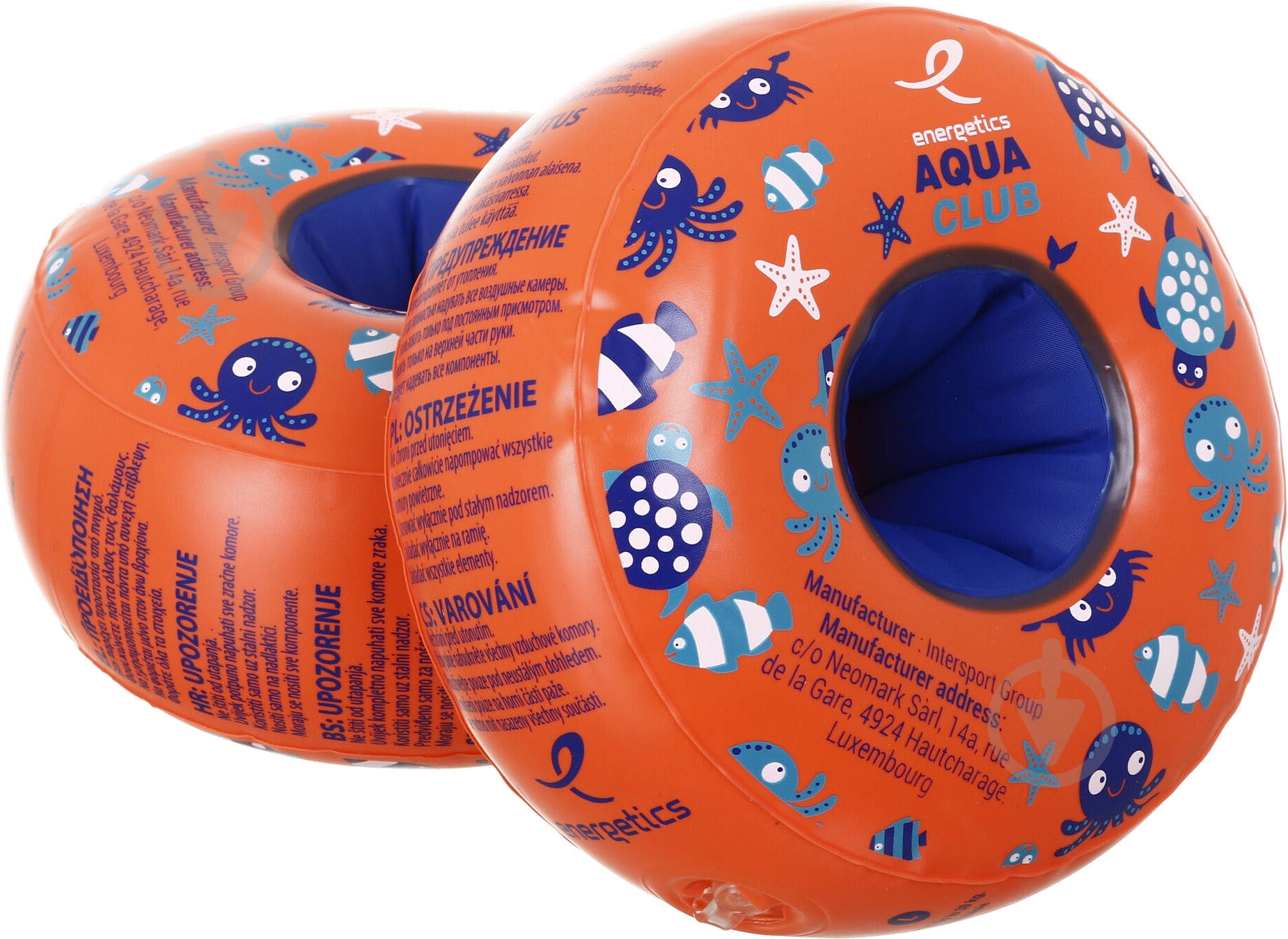 Нарукавники Energetics KIDS SWIM WING LOOPS 414672-219 помаранчевий р. OS - фото 1
