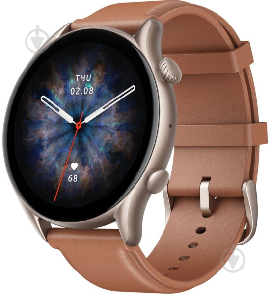 Смарт-часы Amazfit GTR 3 Pro brown leather (879510) - фото 1