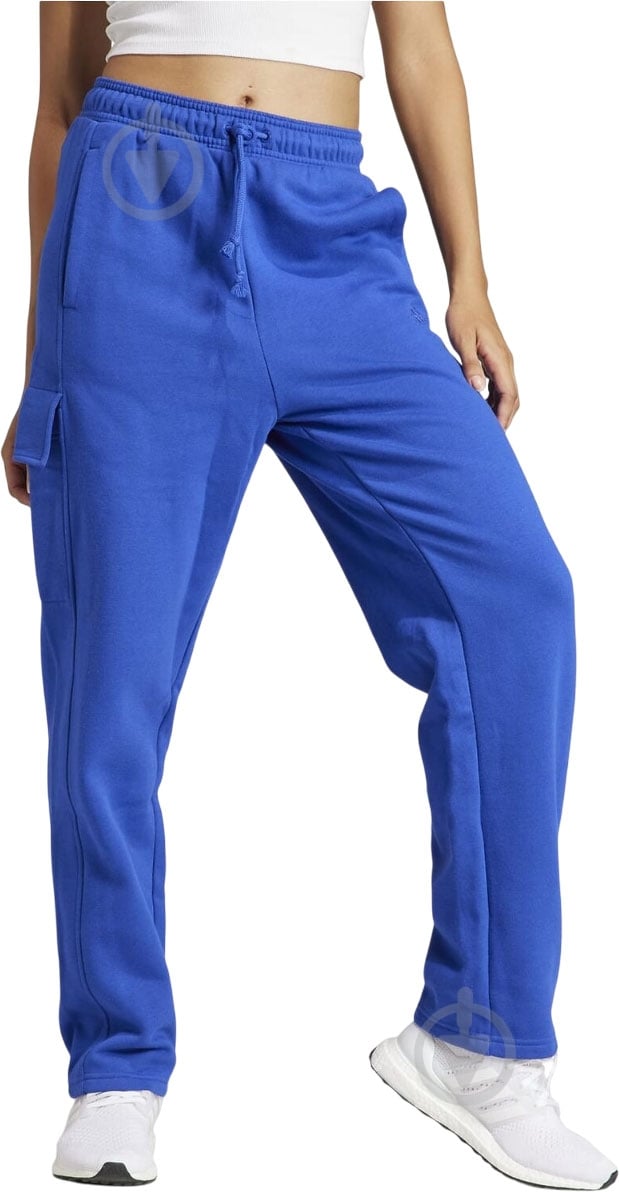 Брюки Adidas All SZN Fleece Cargo IW1219 р. M синий - фото 1