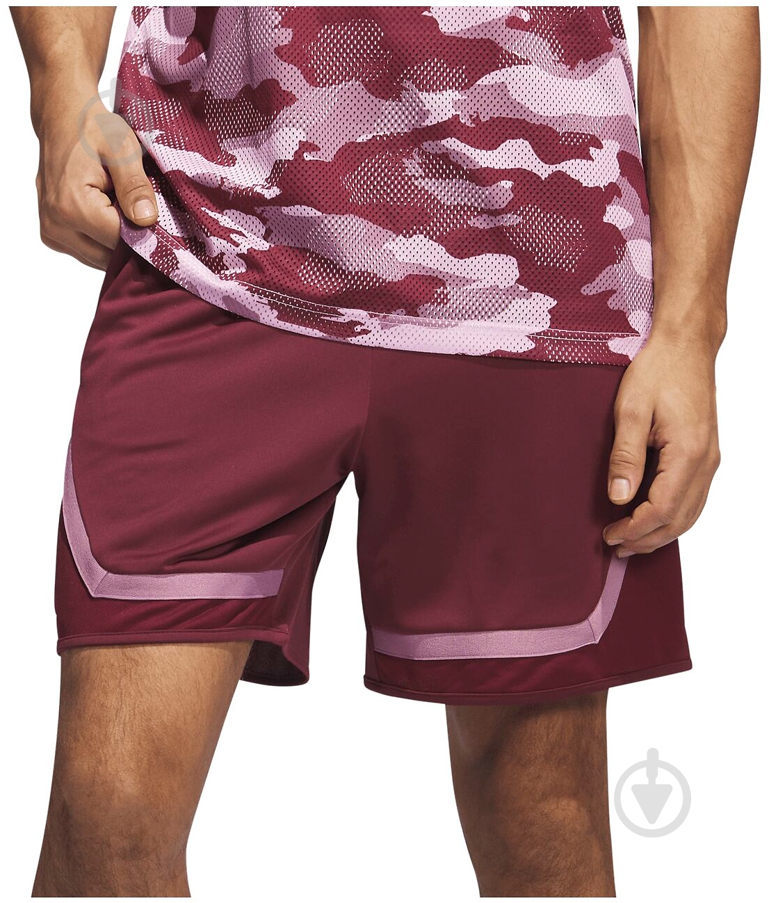 Шорти Adidas Pro Block IL2242 р. XL бордовий - фото 2 Шорти Adidas Pro Block IL2242 р. XL бордовий - фото 2