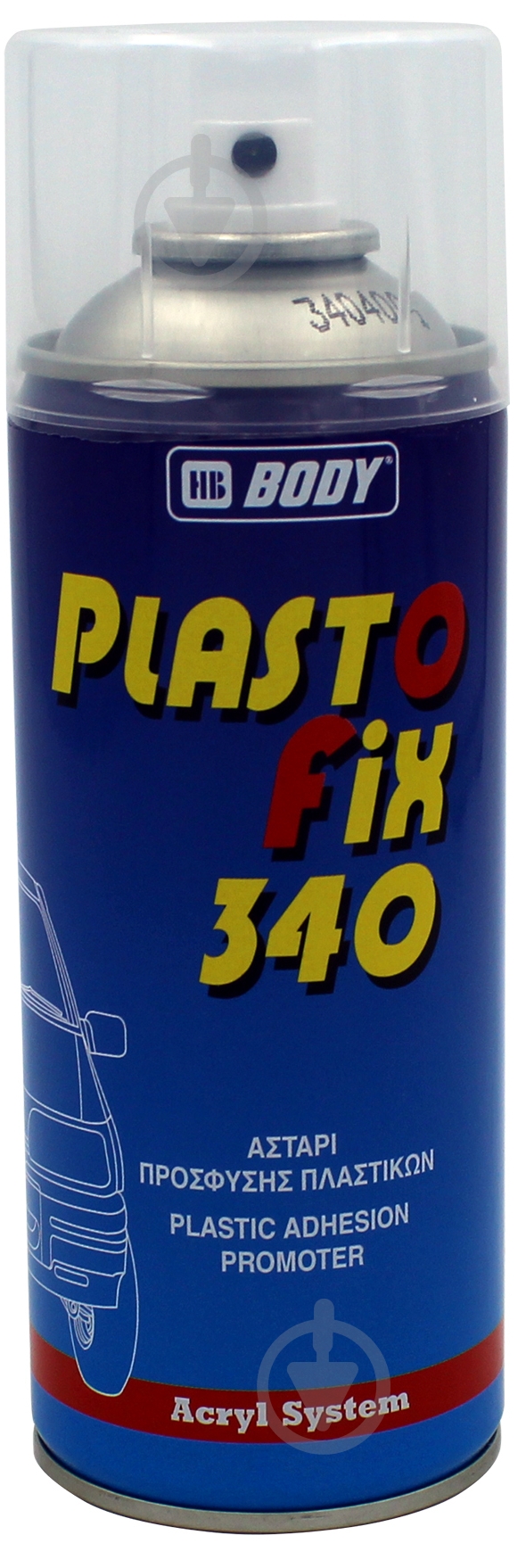 Грунт-спрей для пластика 340 Plastofix Body 400 мл - фото 1