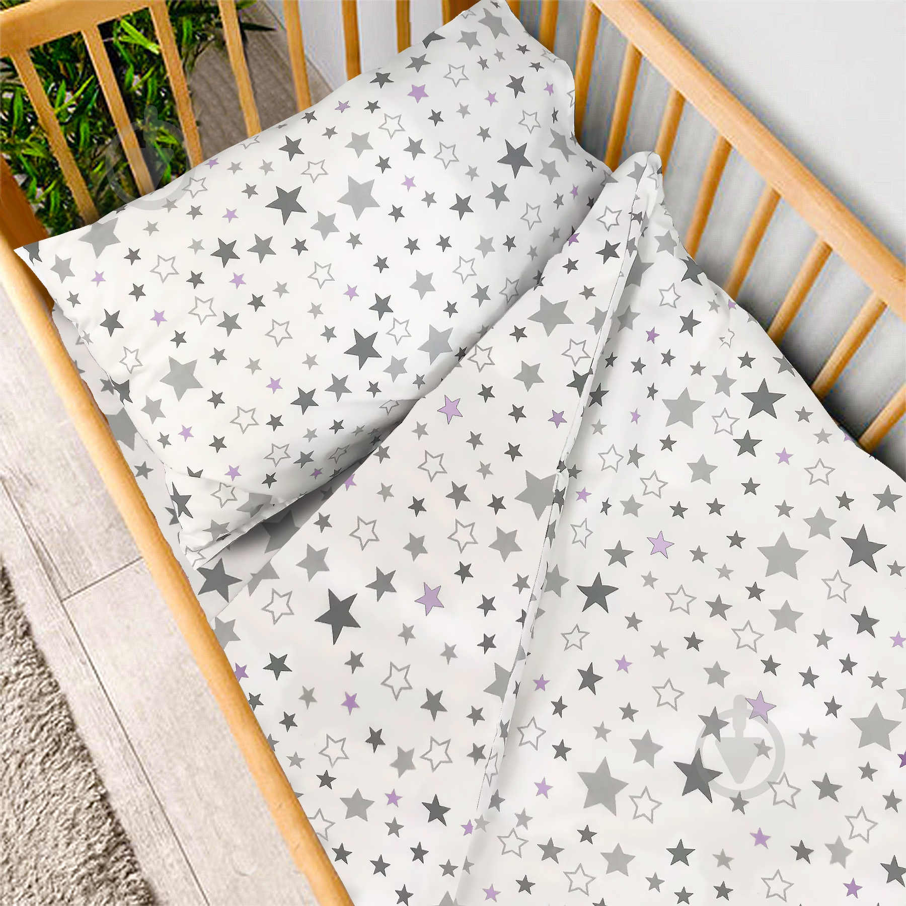 Комплект постільної білизни дитячий 731 White/Pink білий Zastelli - фото 1