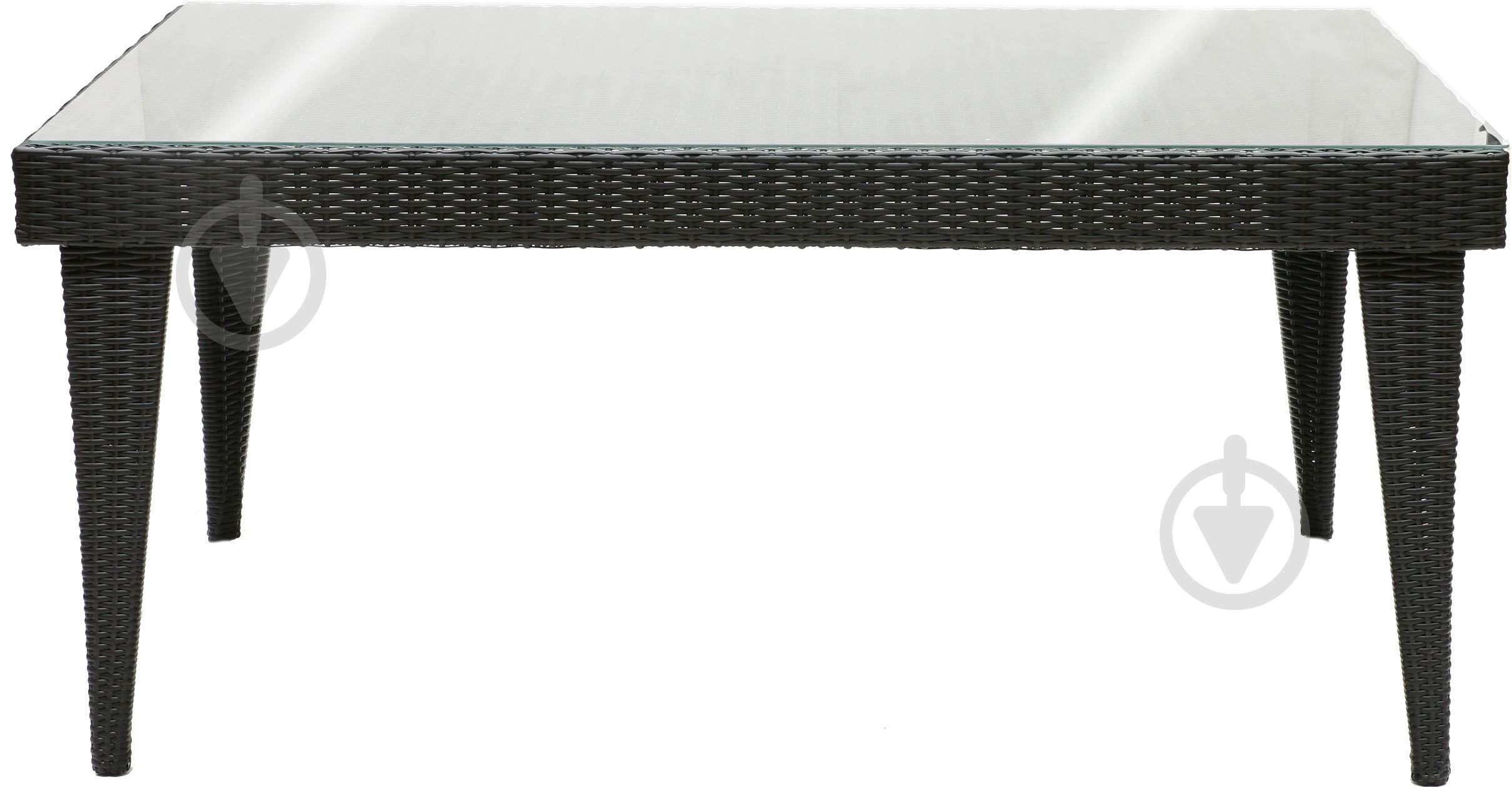 Стол 7277 90x160 см черный - фото 2