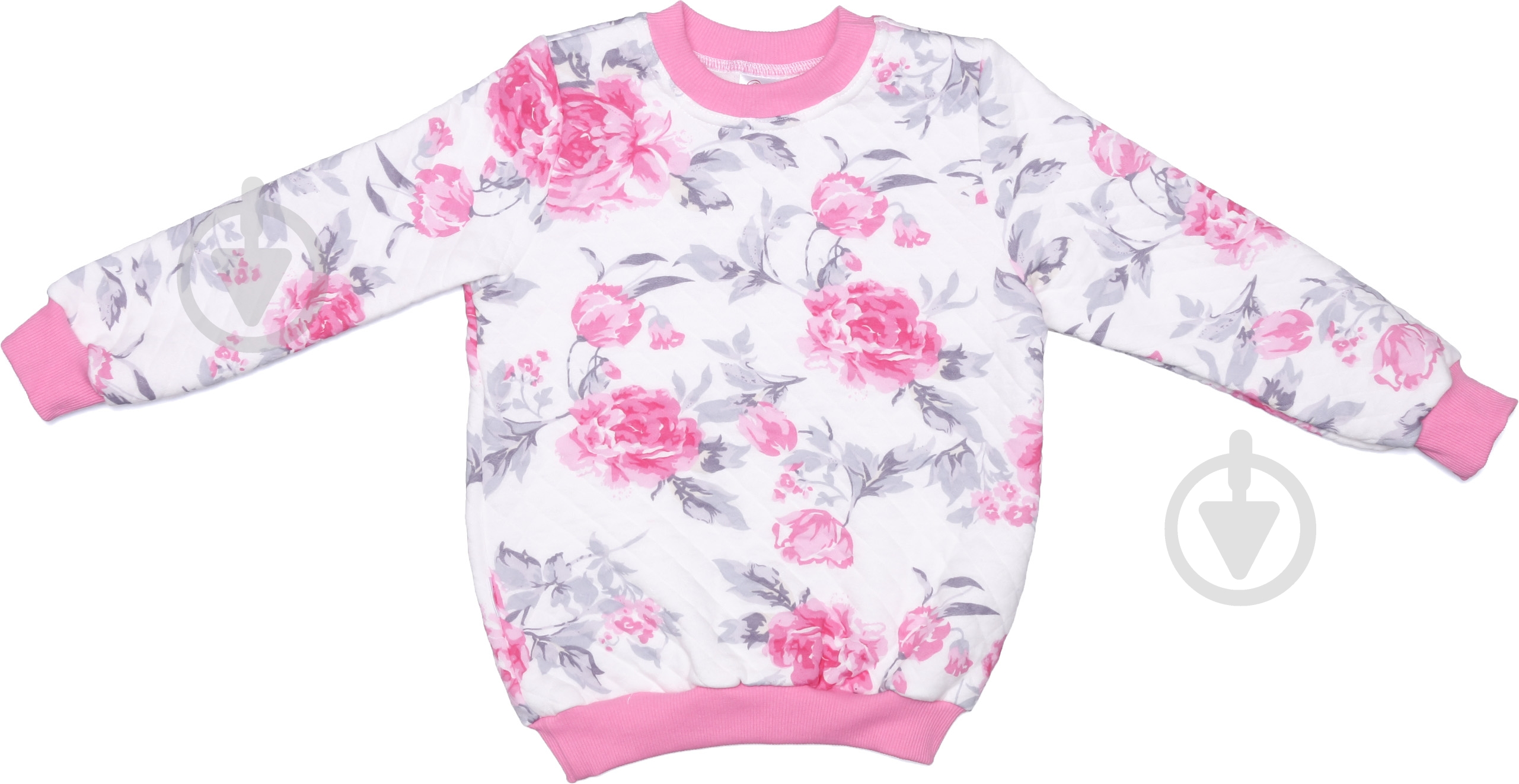 Свитшот для девочки Моя планета р.98 розовый - фото 2