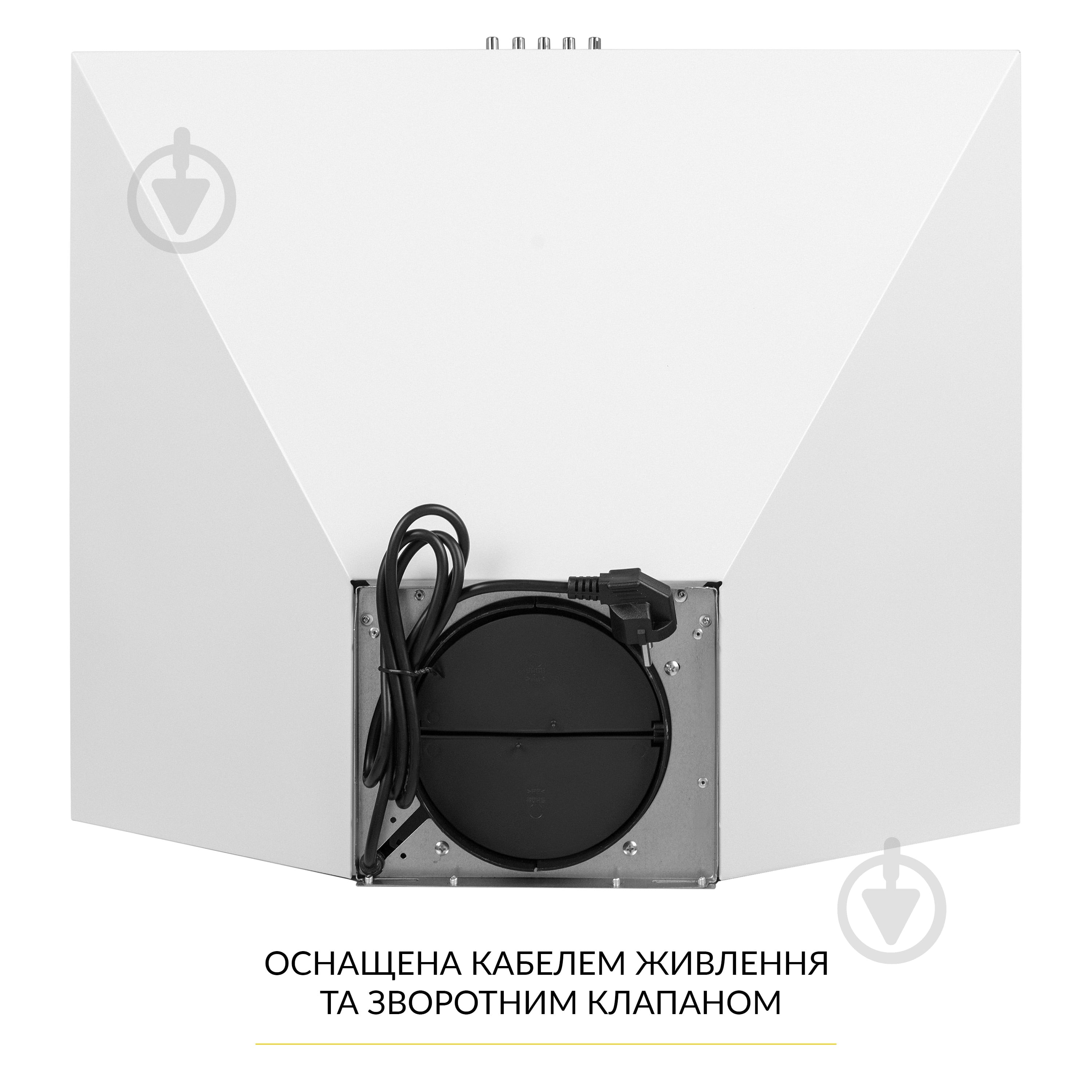 Витяжка WEILOR WK 63 WH кухонна купольна - фото 8