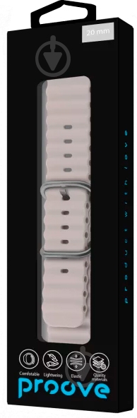 Ремешок Proove Active Band 20 мм grey (WBABUW20MM05) - фото 2 Ремешок Proove Active Band 20 мм grey (WBABUW20MM05) - фото 2