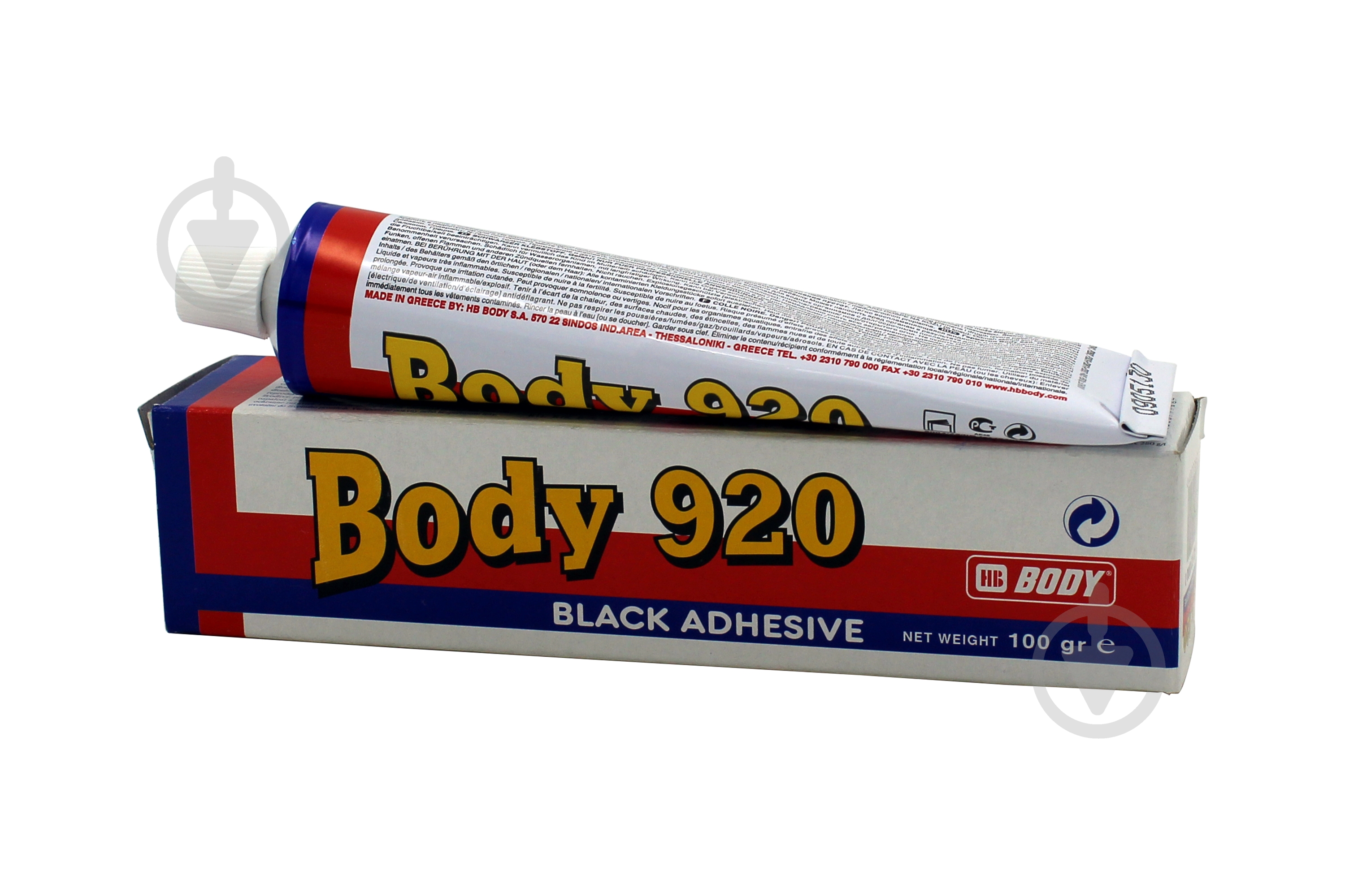 Герметик Body 920 Sealant черный 100 г - фото 1