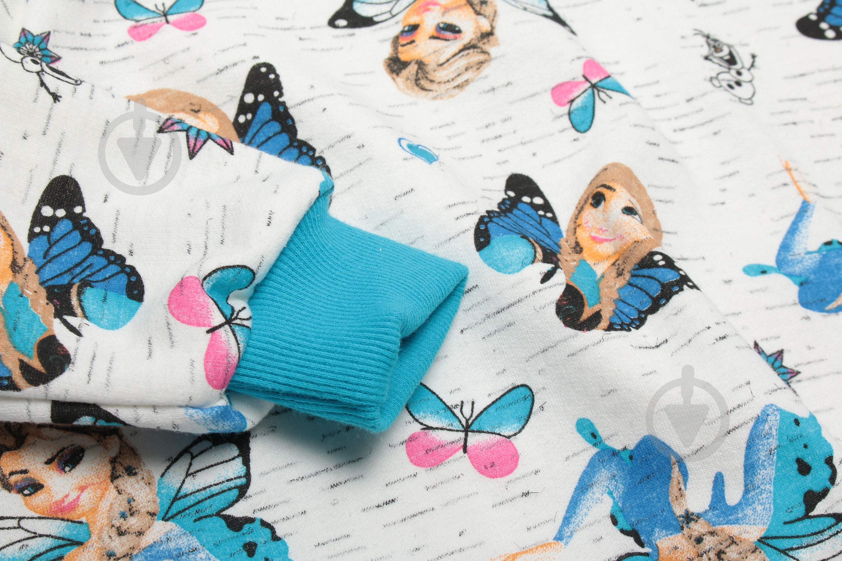 Свитшот Моя планета СВ 400 р.110 бирюзовый - фото 4