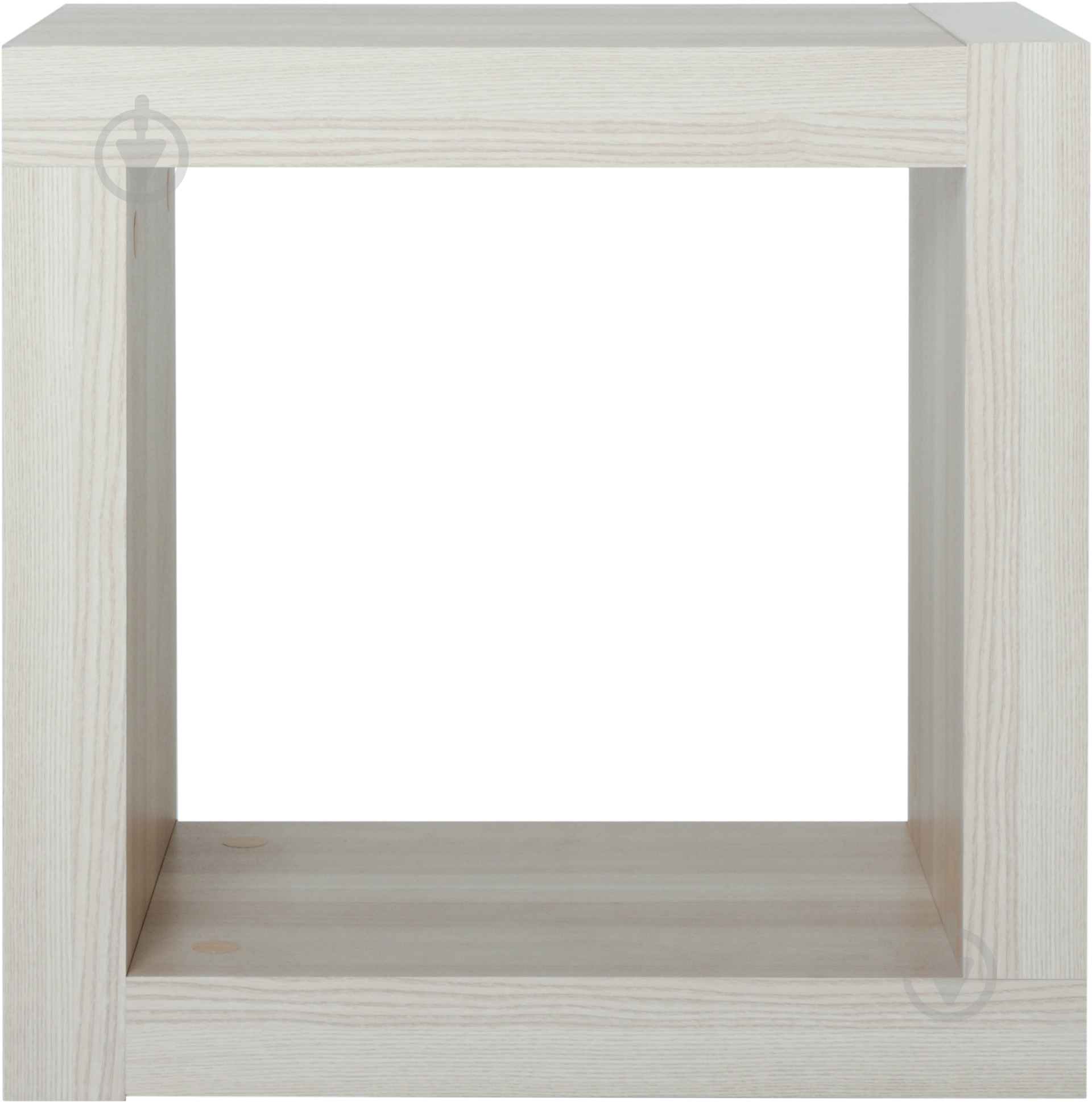 Стеллаж двухсторонний Inteo Кубус МИКС 1x1 438x438x438 мм клен - фото 2
